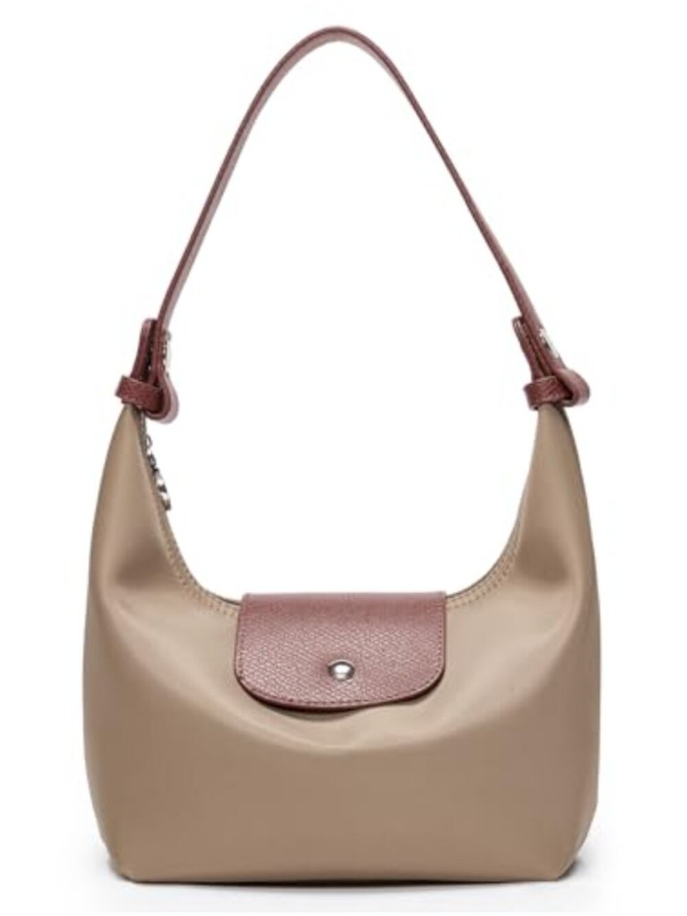 Mini Nylon Crossbody Bag Convertible Crescent Shoulder Purse